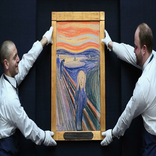 Edvard Munch's 1895 version of The Scream