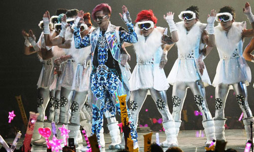 Pop singer Show Luo gives performance during a concert of his 2013 world tour 