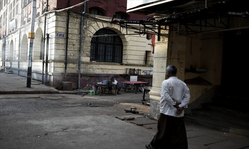 Residents on the streets of Yangon, Myanmar. Photo: CFP