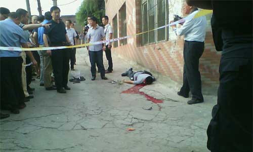 Chongqing serial killer Zhou Kehua was shot dead by police in Tongjiaqiao, Shapingba district, Chongqing, at 6:40 am Tuesday, according to a CCTV report. Photo: 163.com
