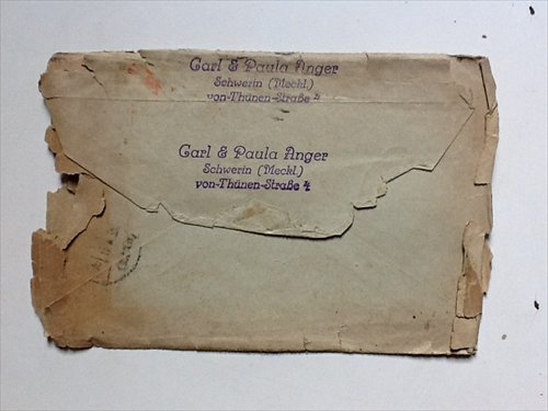 The refugee, Carl Anger, and his wife, sent Lin a postcard from Germany in 1947 (right)(see story on page 2). Photo:Shanghai Jewish Refugees Museum