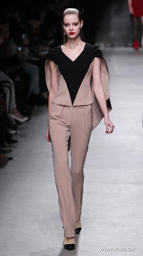 of his fall/winter 2013/2014 ready-to-wear fashion show in paris