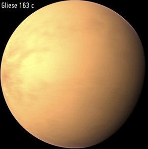 Gliese 163c planet (Source: www.gmw.cn)