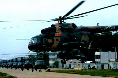 Mi-17 series helicopters. Photo:ifeng.com