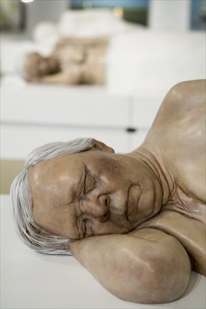 Silence by Zhang Aina is among the works on display at the Today Art Museum. Photo: Courtesy of Zhang Ying