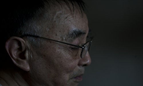 Zhu Lingling's father Wu Chengzhi pictured in Beijing Tuesday Photo: CFP