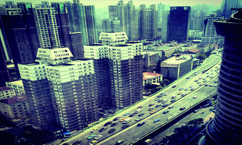 Right: Shanghai, as pictured by Virginia Casado. 

