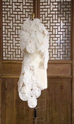 A designer scarf by Han Feng