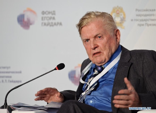 Nobel Prize-winning economist Robert A. Mundell, who is known as the 