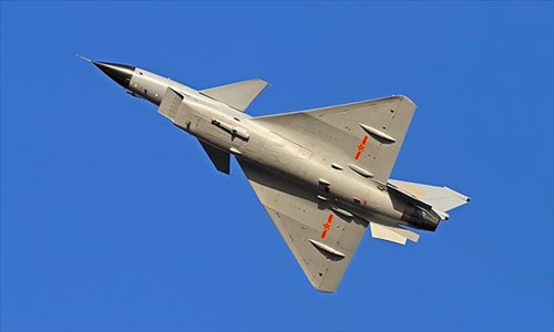 Chinese 3rd generation fighter: J-10 jet fighter Photo: Xinhua
