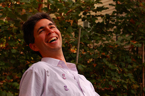 Economics professor, Yoram Bauman, finds laughter is the best medicine when it comes to understanding economics.Photo: Andrea Lee