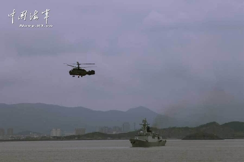 Highlights from the live ammunition drill held by China's Type 054A frigates of China's East China Sea Fleet from Feb. 28 to Mar. 5.(Source: navy.81.cn)