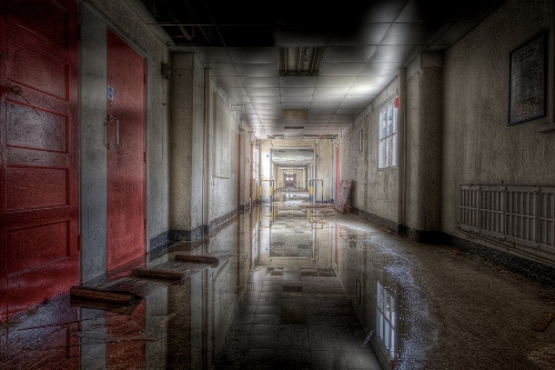 Harold Wood Hospital Morgue, Essex, England