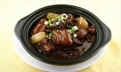 Braised mutton with turnip Photo: nipic.com