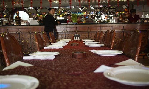 The interior of A Thousand and One Nights