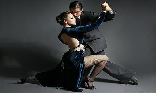 Dancers perform tango. Photo: Courtesy of the Tango Desire dance company
