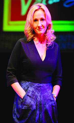 Author J.K. Rowling  Photo: CFP