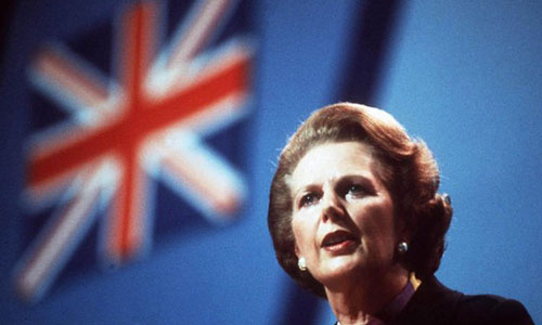British former Prime Minister Margaret Thatcher.File photo: Xinhua