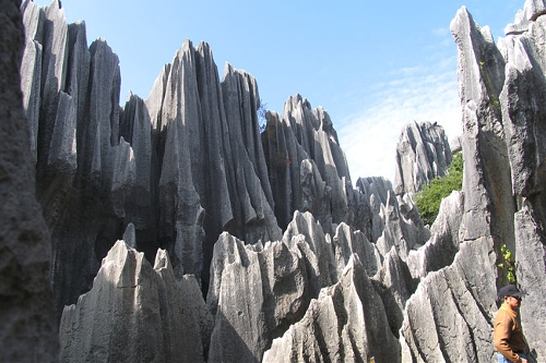 The Stone Forest,&nbsp; Yunan,&nbsp; China　 (Source: www.huanqiu.com)