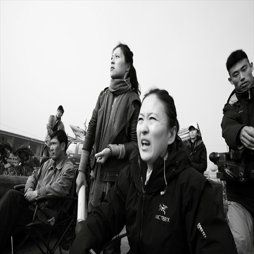 Director Li during filming
