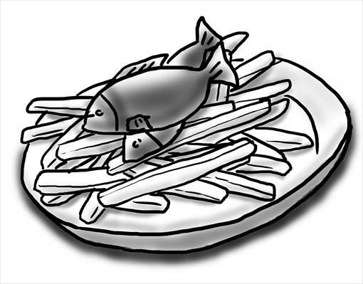 Featured image of post Drawing Fish And Chips Clipart