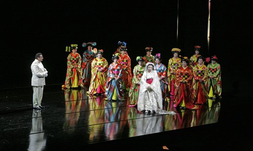 A stage photo of Madame Butterfly
