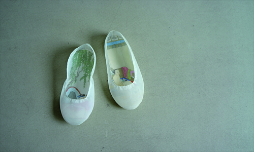 Exhibits at  National Art Museum of China  
Photo: courtesy of 
Wang Qi