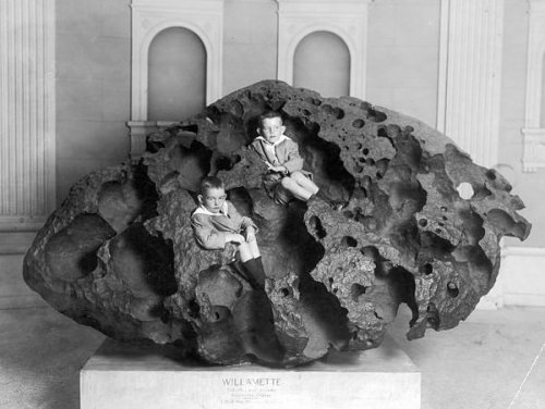 《Willamette Meteorite with an estimated mass of over 14 tons (USA, 1902).(Source:gmw.com)