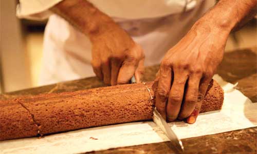 Christmas Forest Roulade. Photo: Guo Yingguang/GT