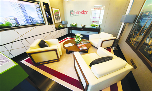 Berkeley Group's first marketing suite office in the Chinese mainland in Beijing 
Photo: courtesy of Berkeley Group