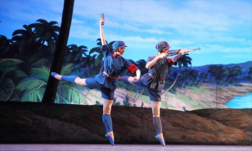 Scenes from The Red Detachment of Women Photos: Courtesy of Liu Xiaoyi