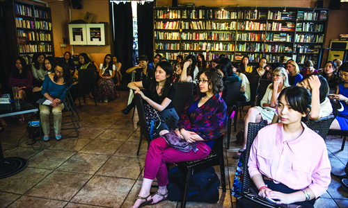 Women attend an event in September hosted by Lean In Beijing. Photo: Li Hao /GT