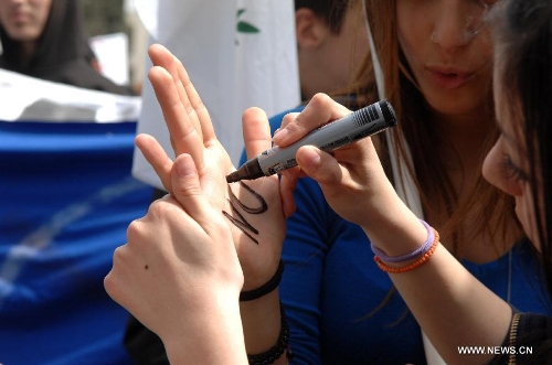 Ordinary Cypriots step in the streets to protest against the massive 