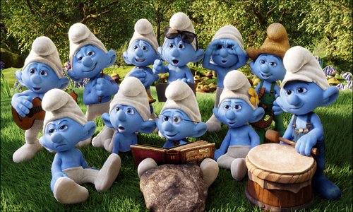 A film still from The Smurf 2 Photos: CFP
