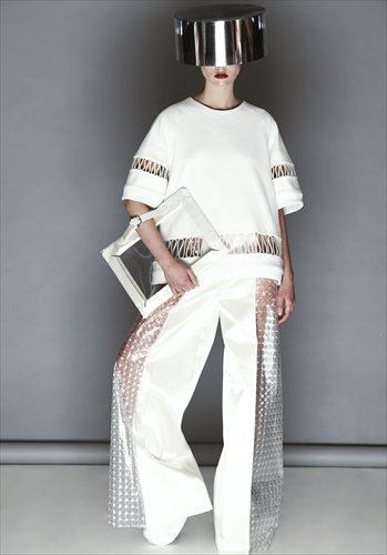 An outfit from Jamie Wei Huang's 2014 spring collection that was worn by Lady Gaga. Photos: Courtesy of Xintiandi
