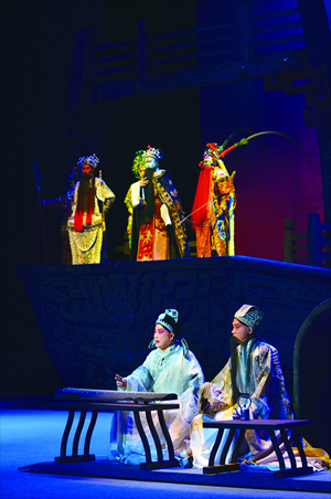 Performing scene from Red Cliff in NCPA in April Photo: courtesy of NCPA