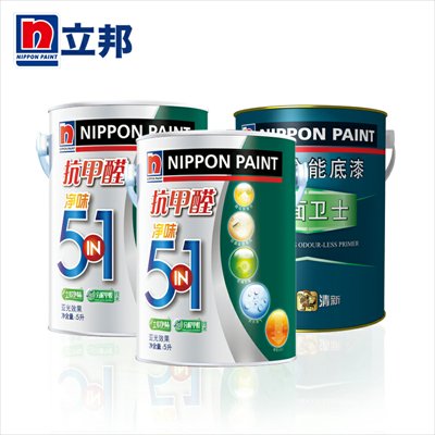 Nippon Paint's anti-formaldehyde 5 in 1 paint. 