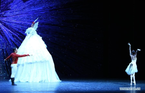 Artists of the National Ballet of China (NBC) perform the Chinese version of 