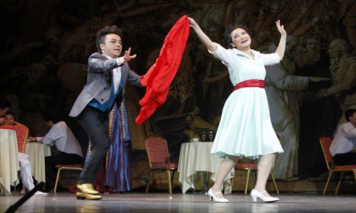 A scene from The Marriage of Figaro which Li adapted for the Beijing Comic Opera Festival Photos: Courtesy of Li Wei