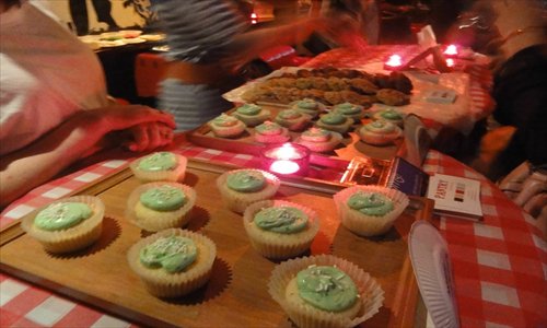 Cupcakes on sale at Dada night market Photo: Courtesy of the bar