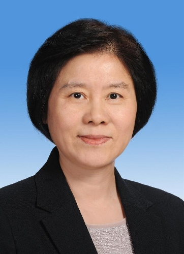  Shen Yueyue is elected vice-chairperson of the 12th National People's Congress (NPC) Standing Committee at the fourth plenary meeting of the first session of the 12th NPC in Beijing, capital of China, March 14, 2013. (Xinhua) 