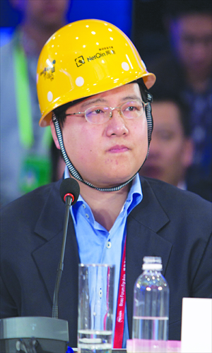 Lin Yu, CEO of NQ Mobile Inc Photo: CFP