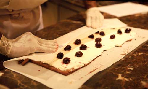 Christmas Forest Roulade. Photo: Guo Yingguang/GT