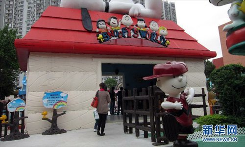 Dolls of cartoon characters of 