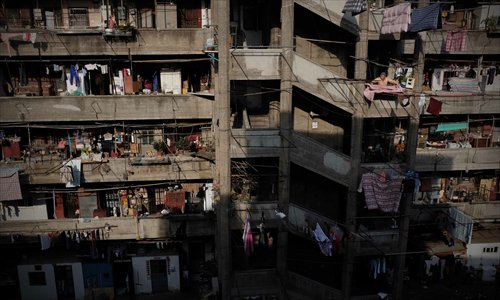 The Longchang apartments in Yangpu district used to be a dormitory for the Yangshupu Police Station. Photo: CFP