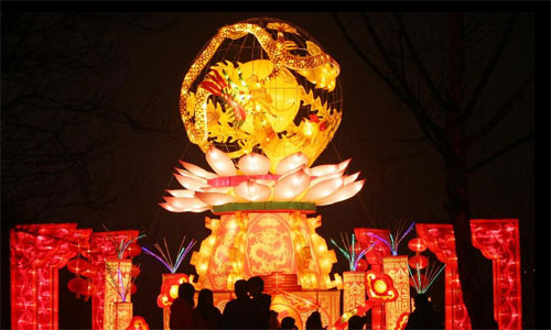 Lantern shows held to celebrate Chinese Lunar New Year - Global Times