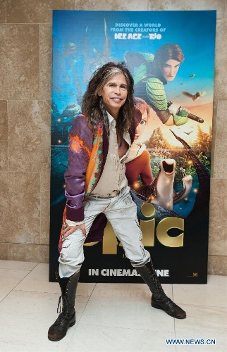 Aerosmith singer Steven Tyler poses for photos during a photo call at Crown Towers in Melbourne, Australia, May 3, 2013. Steven Tyler is in Australia to promote new movie 