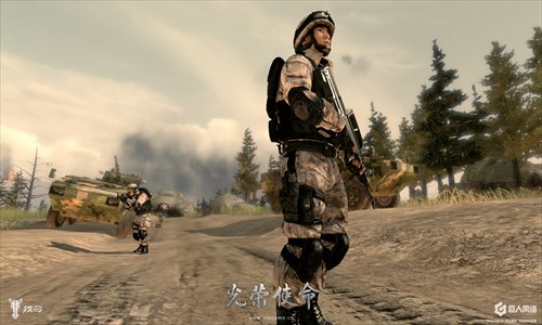 Graphics in Chinese video game Glorious Mission rival other first-person shooter games. Photo: plagame.cn 