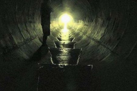 Australian underground drainage tunnel which is called “cave” by people who are interested in urban exploration Photo: Xinhua