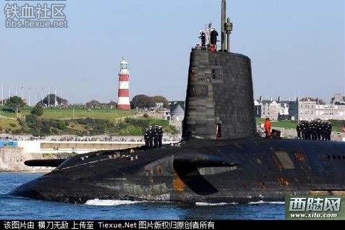 Vanguard class submarine&nbsp;of&nbsp;British Royal Navy (Photo Source: people.com.cn)